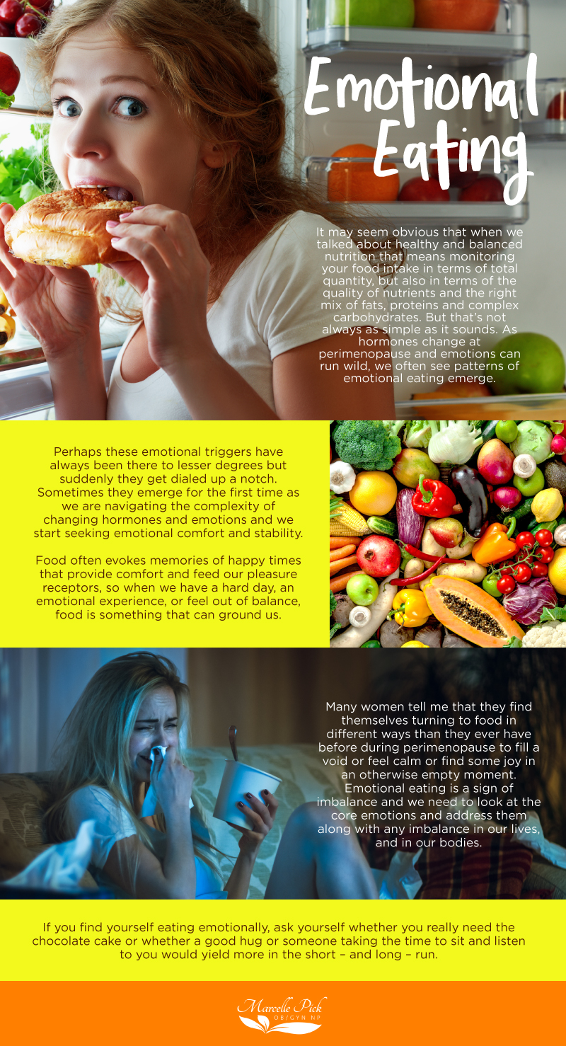 emotional eating infographic