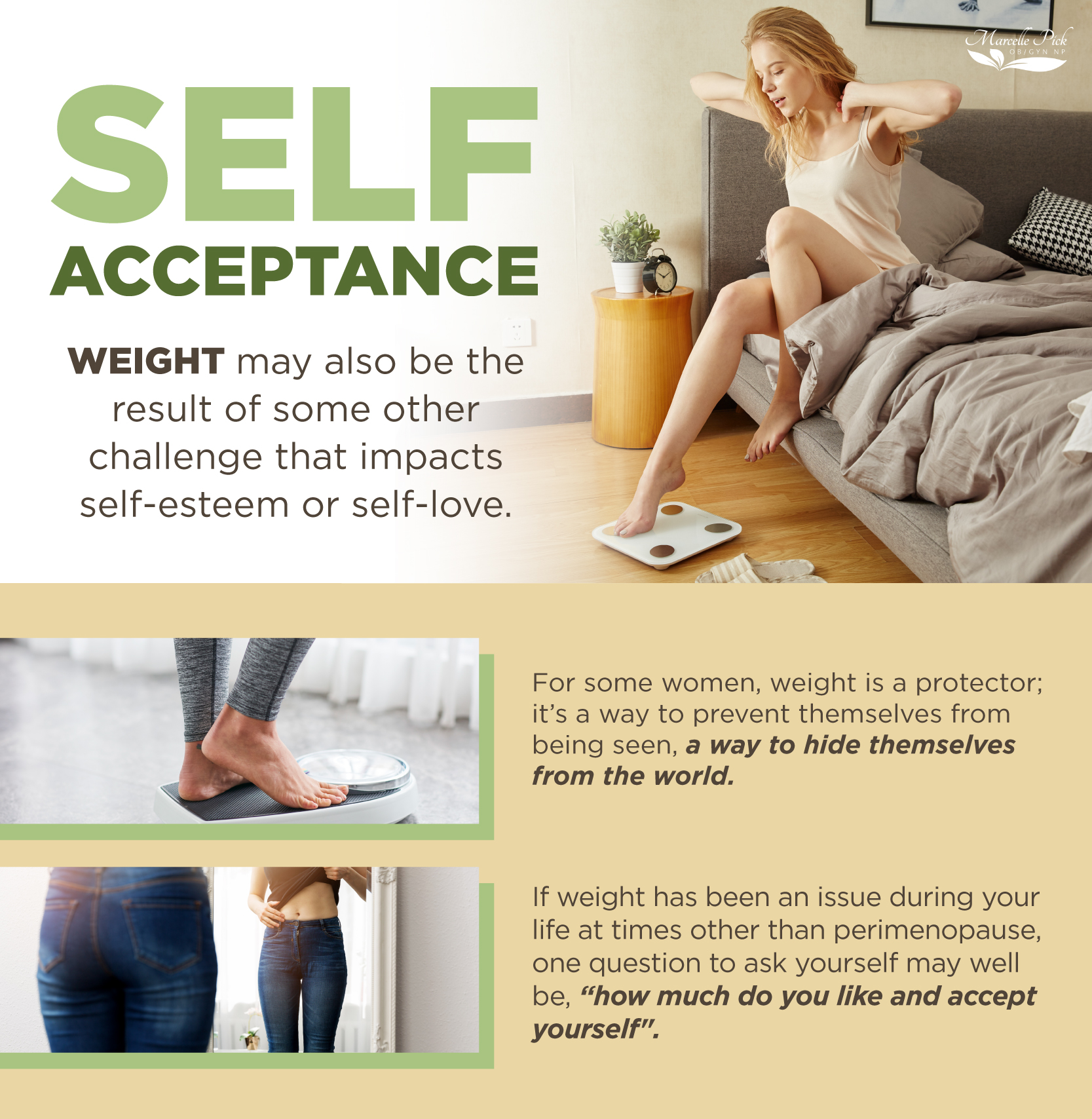 self acceptance infographic