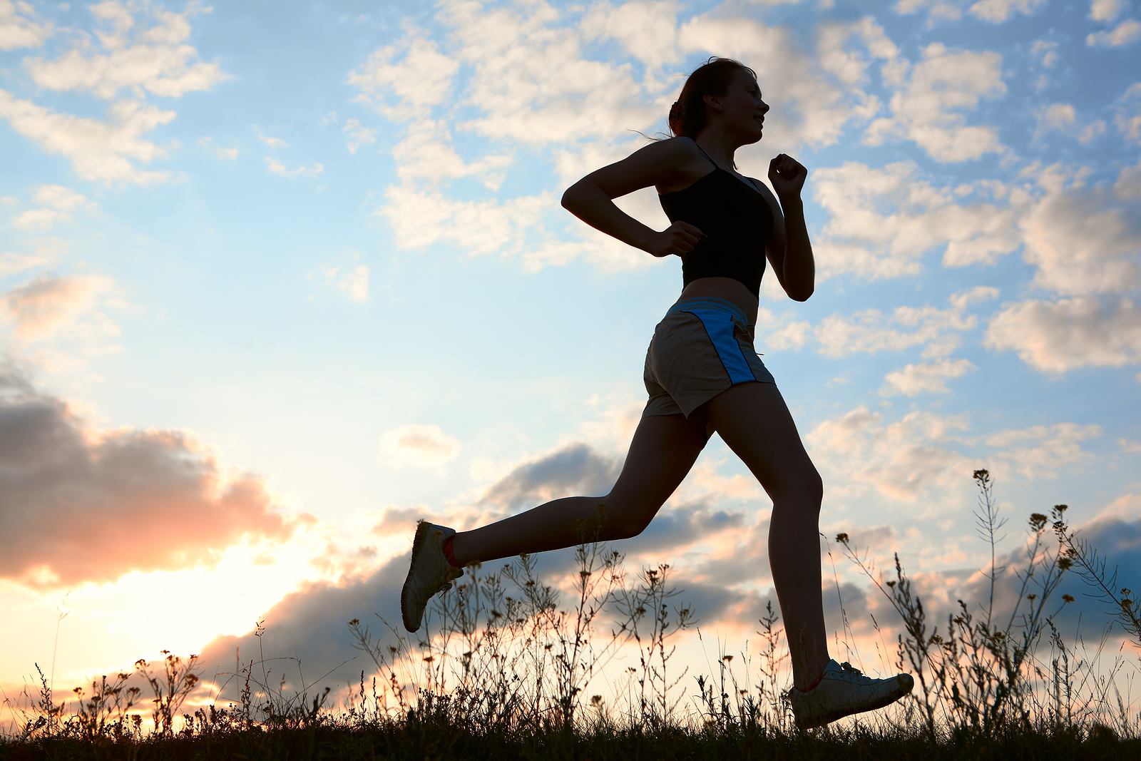 woman running and leptin resistance
