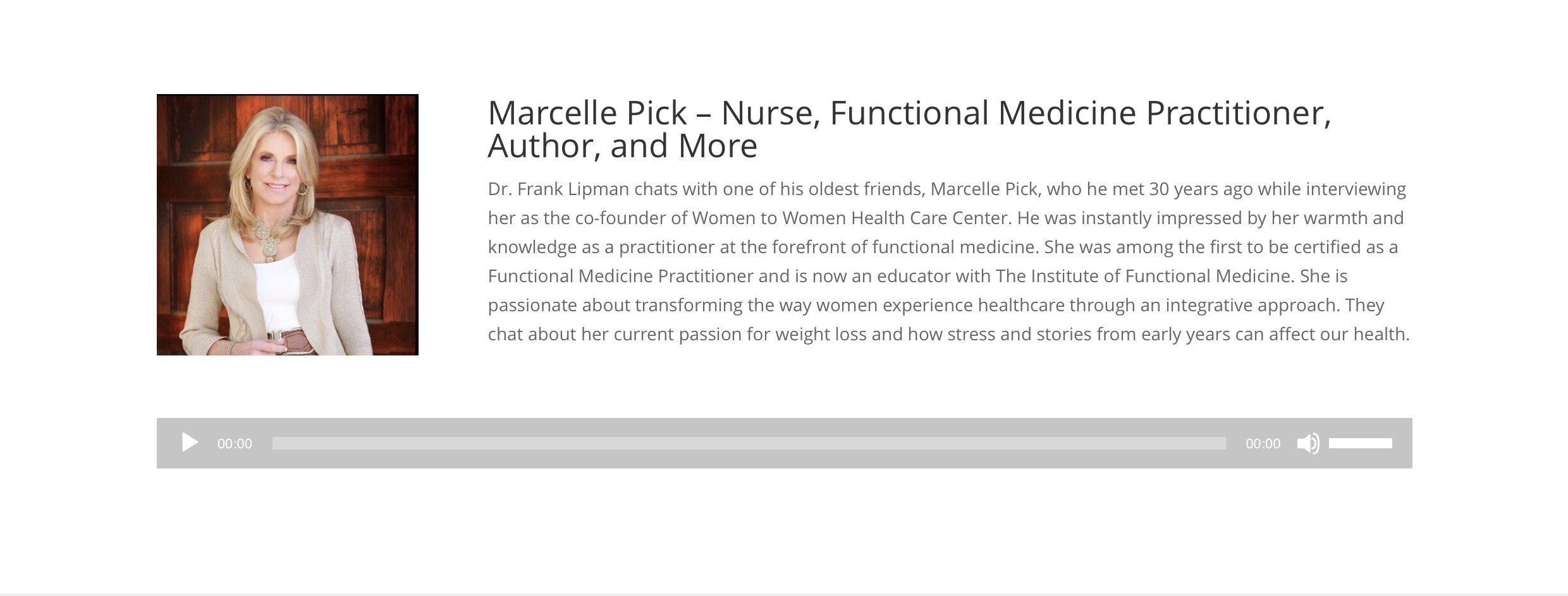 Dr. Frank Lipman Podcast with Marcelle Pick